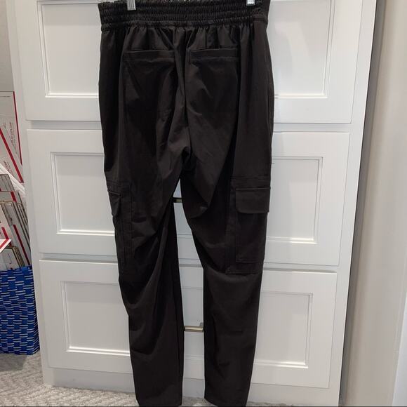 Athleta Chelsea Cargo Black Olive Green Size 2 - Picture 3 of 7